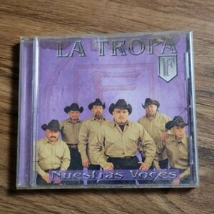 La Tropa F - Nuestras Voces Freddie‎ Records FRCD 1939 Tejano Conjunto Latin CD
